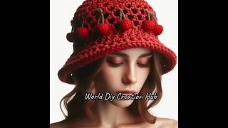 Beautiful Woolen Hat Design for Women Knitting Cozy Woolen Cap Ideas to giWoolenHatKnittingShort [upl. by Devi]