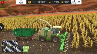 Fs18 farming simulatör 18  mısır silajı yapmak  mısır silajı nasıl yapılır  Make corn silage [upl. by Molohs]