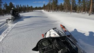 skoter körning i särkimukka [upl. by Annekam429]