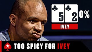 PHIL IVEY GETS SCHOOLED ♠️ PokerStars [upl. by Virendra]