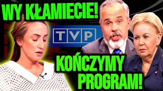 SKANDALICZNA DEBATA TVP ZAKOŃCZYLI PROGRAM po UJAWNIENIU SZOKUJĄCYCH FAKTÓW [upl. by Nosneh]