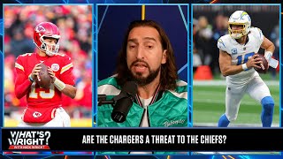 Chargers ‘could be a real threat to the Chiefs down the road’ SNF preview  What’s Wright [upl. by Yorgo]