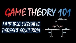 Game Theory 101 19 Multiple Subgame Perfect Equilibria [upl. by Llerej]