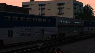 MSTS Amtrak Surfliner with Amtraks 40th Anniversary Train in San Diego [upl. by Deirdra]