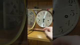 Homestead Mantle Clock after movement replacement working perfectly [upl. by Head109]