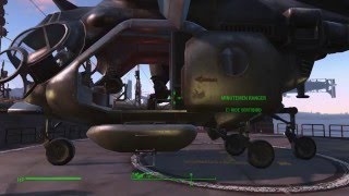 Minutemen vertibird assault on Gunners Plaza [upl. by Nauqes752]