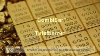 CombiBars® Tafelbarren aus Gold in den Stückelungen von 5g bis 100g [upl. by Mia]