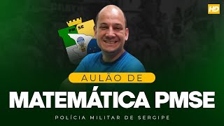 CONCURSO PMSE AULÃO DE MATEMÁTICA E RLM [upl. by Nodnarg697]