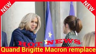 Quand Brigitte Macron remplace le président au pied levé à l’Elysée [upl. by Aseela]