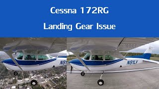 Cessna172RG Nose Gear Problem [upl. by Spohr]