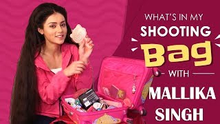 What’s In My Shooting Bag With Mallika Singh Aka Radha  Bag Secrets Revealed  India Forums [upl. by Florri]