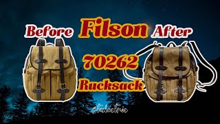 From New to Vintage Filson 262 Rugged Twill backpack Ageing Journey [upl. by Asiruam]