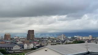 Unique Cloud Boundary Nimbostratus Clouds and Precipitation Over Suzuka Mountains [upl. by Zaid]