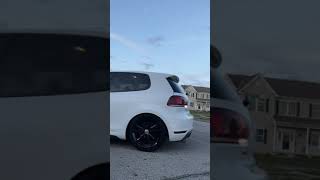 MK6 GTI XFORCE EXHAUST  CATLESS DOWNPIPE  LIGHT ACCELERATION [upl. by Palmira]