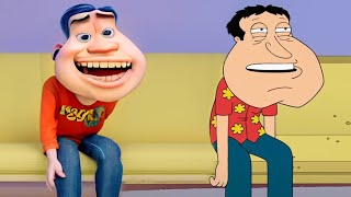 Quagmire turns into toilet  Pixar style animation [upl. by Adnamas]