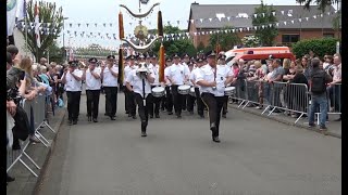 Schützenfest in Grefrath 2024 Parade 1 von 2 Leider musste der Ton für 3 Minuten entfernt werden [upl. by Childers]