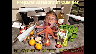 🍴Comment PREPARER et ATTENDRIR la chair dun PoulpeOctopusPieuvreCéphalopode ASTUCE [upl. by Whelan525]