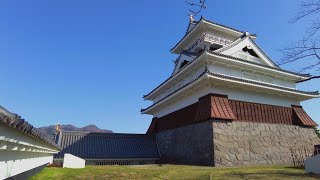 山形県 上山城、かみのやま温泉、神社【4K】220409 [upl. by Franni915]