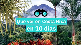 Qué ver en Costa Rica en 10 días [upl. by Nino]