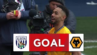 GOAL  Matheus Cunha  West Brom 02 Wolves  Fourth Round  Emirates FA Cup 202324 [upl. by Hanikahs]