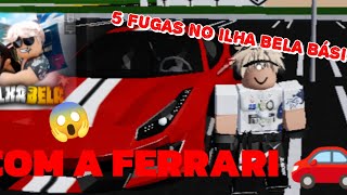 5FUGAS NO ILHA BELA 🏝️ DE FERRARI 🚗😱 [upl. by Eleonore]