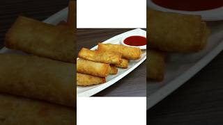 Easy amp Crispy Veg Spring Roll Recipe  Perfect Snack food short recipe [upl. by Tnahs]