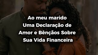 FAÇA ESSE PROPÓSITO 7 DIAS  Declarando benção sobre a vida do seu marido [upl. by Anikes]