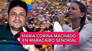 MARIA CORINA MACHADO EN MARACAIBO SEÑORIAL [upl. by Goodill]