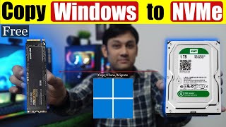 Copy Windows to SSD Clone Windows from Hard Disk to New M2 NVMe SSD Works With Laptop amp Desktop [upl. by Aislehc149]