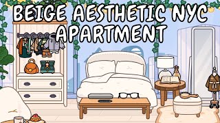 Beige Aesthetic Y2K Apartment 🤎 Toca Boca House Ideas 😍 TOCA GIRLZ [upl. by Gherlein]