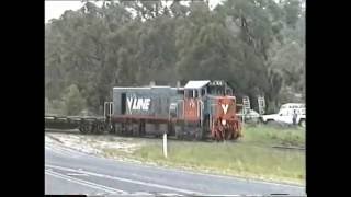 Last Train East of Leongatha South Gippsland Railway 1994 [upl. by Lewert33]