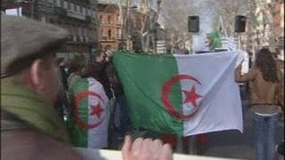 Manifestation des Algériens de Toulouse [upl. by Malinde423]