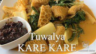 KARE KARE tuwalya ng baka O BEEF TRIPE Recipe [upl. by Nazarius693]