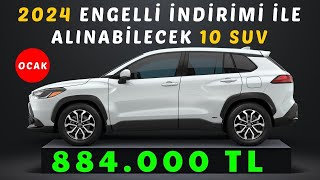 Engelli İndirimi Ötv Muafiyeti ile Alınabilecek 10 Suv [upl. by Helman]