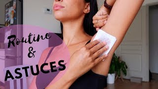 ROUTINE EPILATION A LA CIRE JAMBES MAILLOT AISSELLES [upl. by Arbmik135]