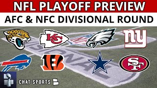 NFL Playoff Picture Schedule Bracket Matchups DatesTimes For 2023 NFL Playoffs Divisional Round [upl. by Chilt]