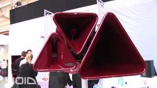 VOID Acoustics presents the new awesome TRIMOTION speaker Frankfurt MusikMesse 2013 [upl. by Hgielrebma671]