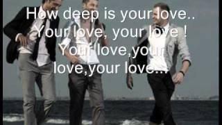 How Deep Is Your Love  Akcent with lyrics [upl. by Reger]