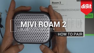 Mivi Roam 2 Bluetooth Speaker How to Pair [upl. by Chalmers]