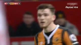 Andrew Robertson Hull vs Manchester United A 1617 [upl. by Enialahs]