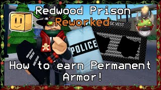 How to earn Permanent Armor Redwood Prison Reworked 8 [upl. by Mahmud90]