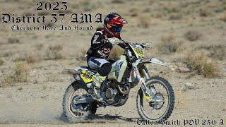 2023 AMA District 37 AMA Hare And Hound Check Chase Tallon Smith POV [upl. by Tarkany]