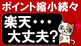 【楽天経済圏】お買い物マラソン、楽天カード、SPU。ポイント還元縮小が続く楽天・・・大丈夫？ [upl. by Egni]