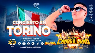 TU AMOR ES UNA TRAMPA  CONCIERTO EN TORINO ITALIA   EL GRAN CHORRILLANO INTERNACIONAL  CALLEFINA [upl. by Melgar]