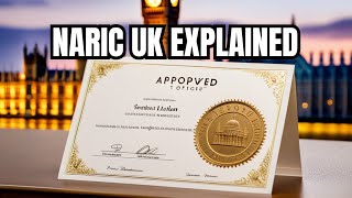 How to get your degree recognised in the UK UkenicNaric UK guide [upl. by Reffotsirk]