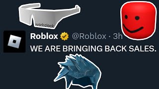 ROBLOX SALES ARE BACK [upl. by Hrutkay]