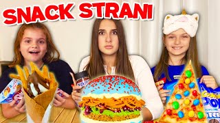 MANGIAMO gli SNACK più STRANI al MONDO CHALLENGE 🥵🤢🤮 [upl. by Draper903]