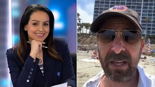 Lefties losing it Rita Panahi reacts to ‘bitter’ man ‘triggered’ by American flag [upl. by Aisined]