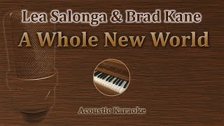 A whole New World  Lea Salonga Brad Kane Acoustic Karaoke Disneys Alladin [upl. by Ecnal]