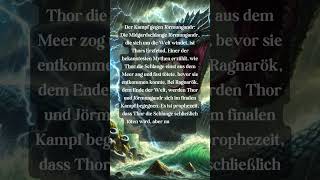 Thors Kampf gegen Jörmungandr  wikinger mythologie thor geschichte [upl. by Cale]